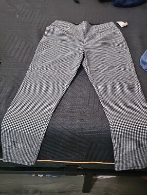 Calvin Klein Black and White Skinny Pants